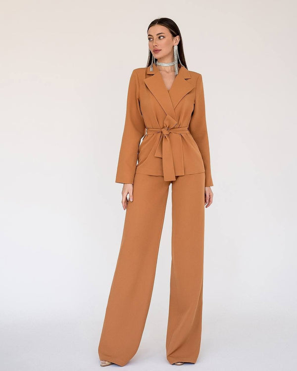 Eugénie Belted Blazer & Trouser Suit