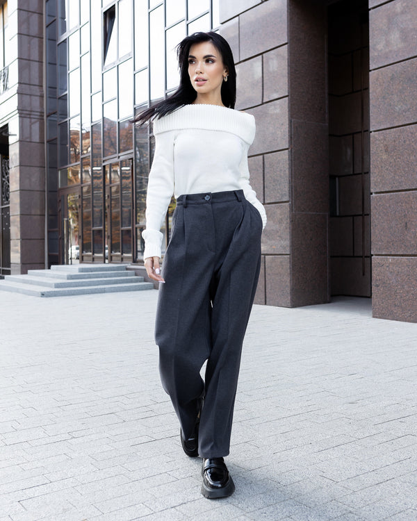 Céline Knit Top & Wide-Leg Set