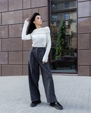 Céline Knit Top & Wide-Leg Set