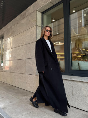 Solange Belted Longline Coat