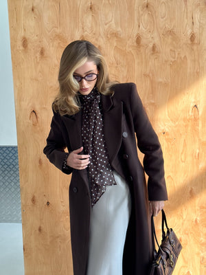 Honorine Tailored Longline Coat