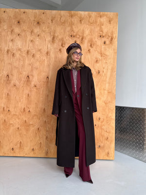Solange Belted Longline Coat