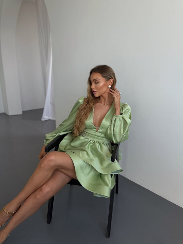Emmanuelle Poplin Tiered Shirt Dress