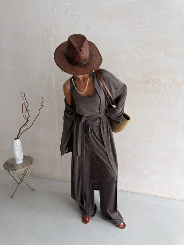 Sylvine Knit Three-Piece Set