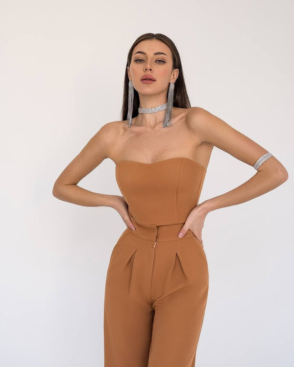 Eugénie Belted Blazer & Trouser Suit