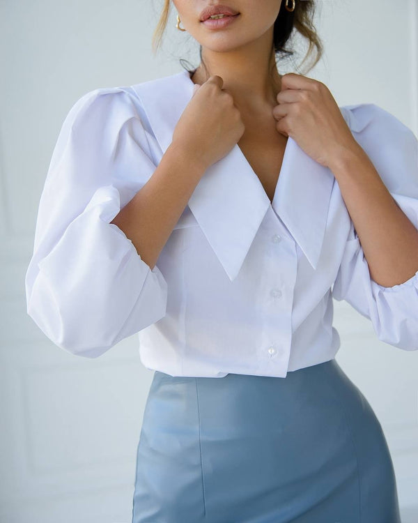 Violette Faux-Leather Mini Skirt