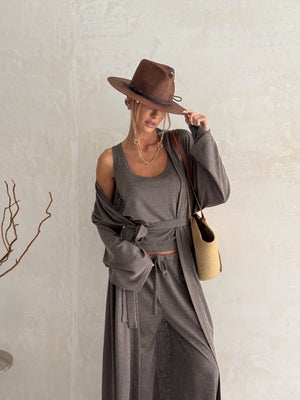 Sylvine Knit Three-Piece Set