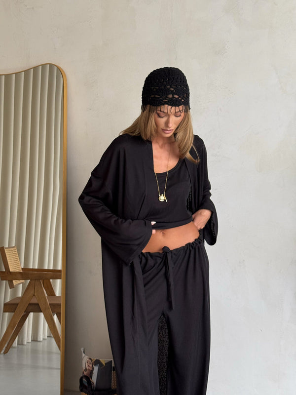 Sylvine Knit Three-Piece Set