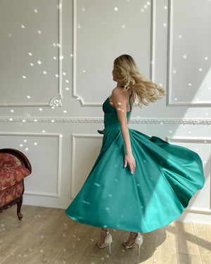 Prudence Satin Halter Maxi Dress
