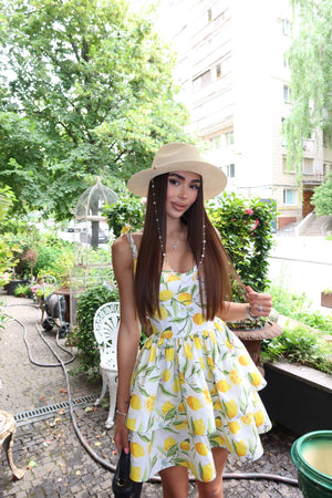 Charline Printed Bustier Mini Dress