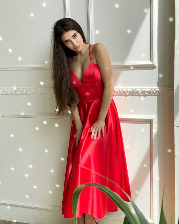 Prudence Satin Halter Maxi Dress