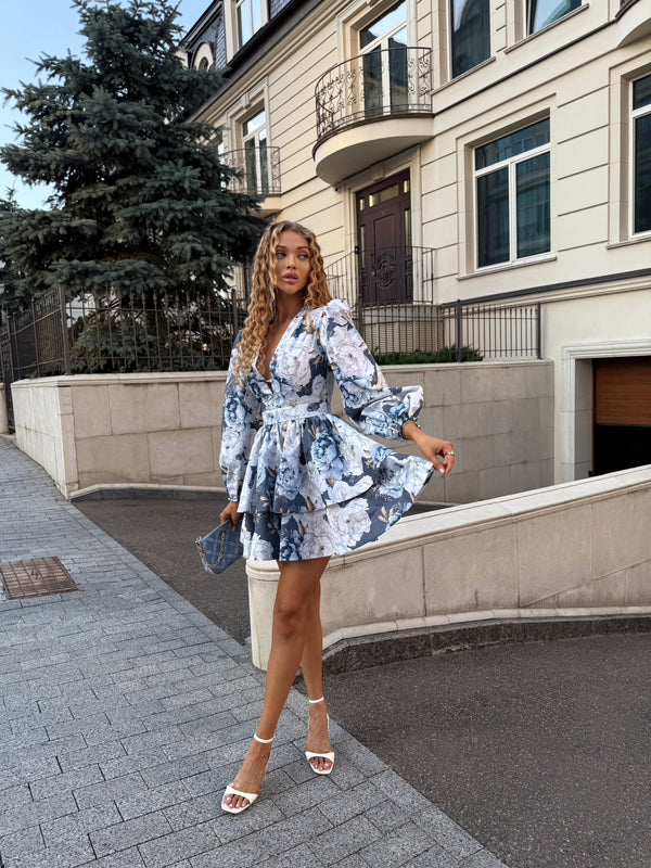Amalia Flounce Dress