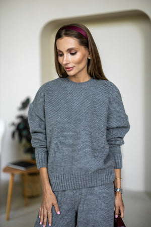 Anouk Knit Lounge Set – Grey