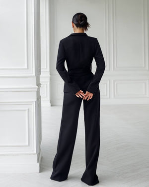 Eugénie Belted Blazer & Trouser Suit