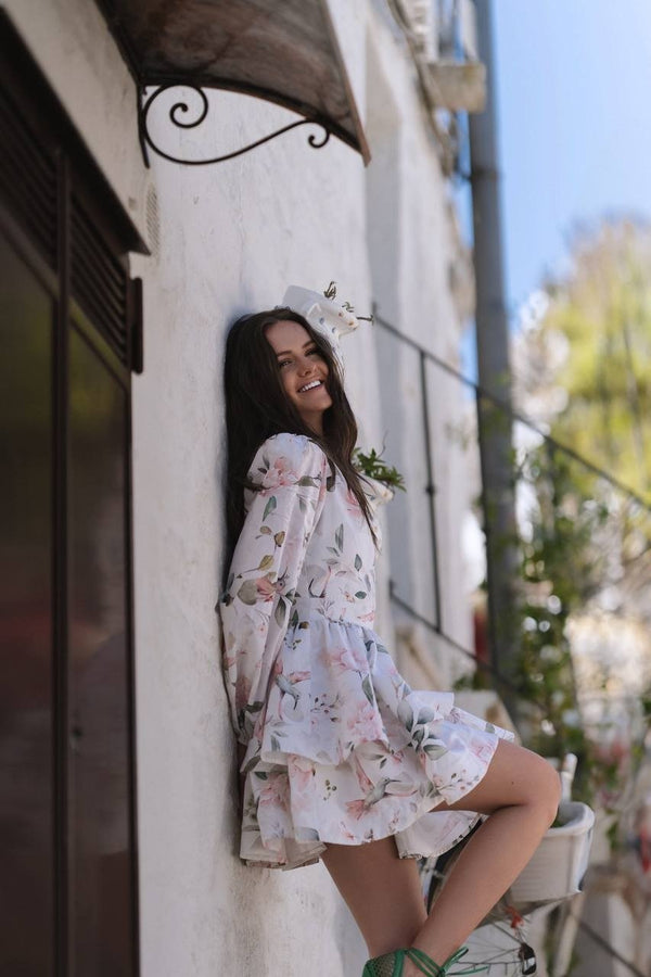 Amalia Flounce Dress