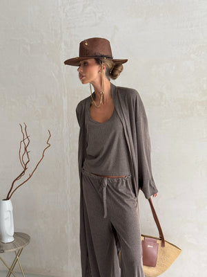 Sylvine Knit Three-Piece Set
