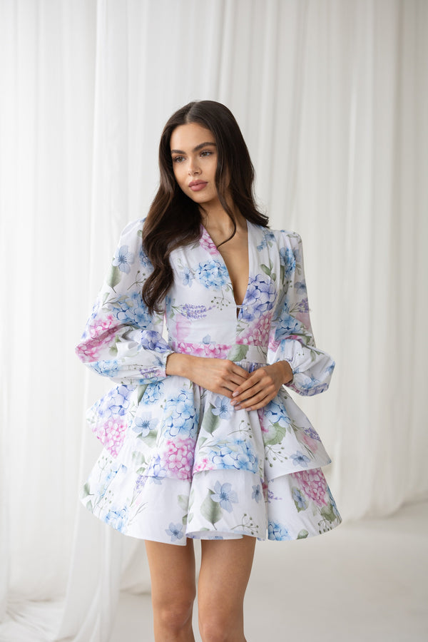 Amalia Flounce Dress