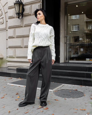 Céline Knit Top & Wide-Leg Set