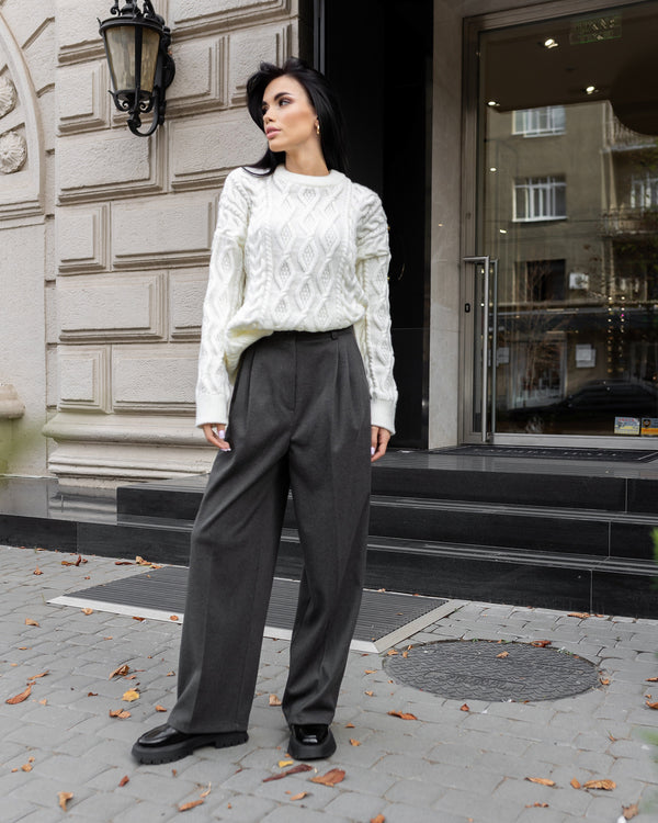 Céline Knit Top & Wide-Leg Set