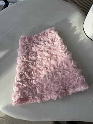 Émeraude Corset Top & Textured Skirt Set