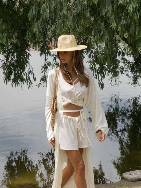 Albertine Knit Three-Piece Lounge Set – Butter