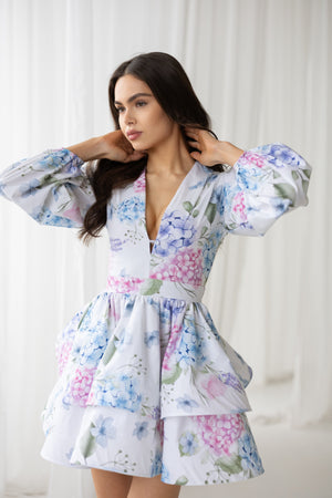 Amalia Flounce Dress
