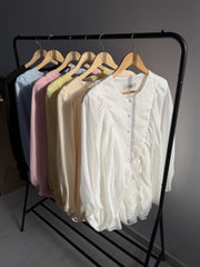 Pauline Ruffle Mini Dress in White