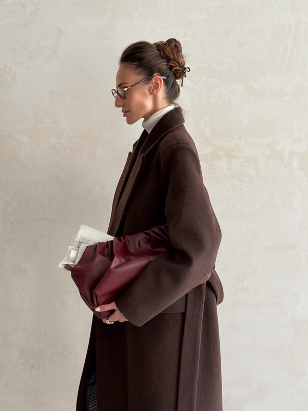 Solange Belted Longline Coat