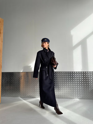 Solange Belted Longline Coat