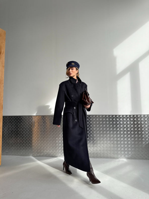 Solange Belted Longline Coat