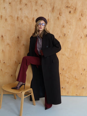 Solange Belted Longline Coat