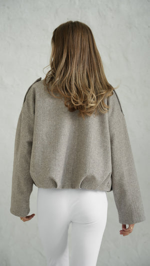 Romane Oversized Shirt Jacket