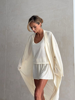 Albertine Knit Three-Piece Lounge Set – Butter