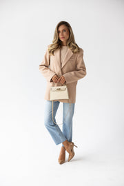 Adrienne Oversized Blazer in Beige