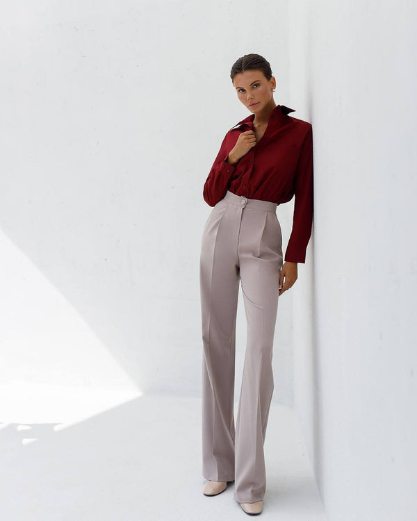 Camélia Satin Shirt