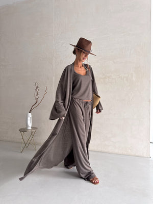 Sylvine Knit Three-Piece Set