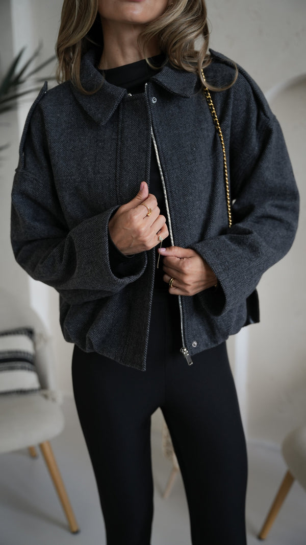 Romane Oversized Shirt Jacket