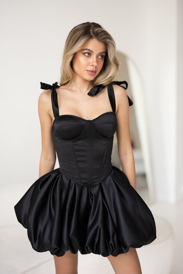 Justine Corset Top & Puffball Skirt Set