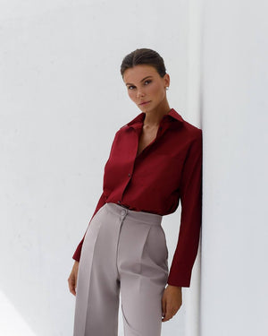 Camélia Satin Shirt