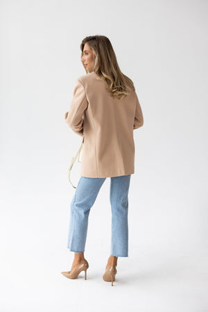 Adrienne Oversized Blazer – Beige