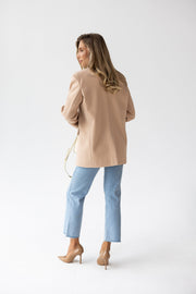 Adrienne Oversized Blazer in Beige