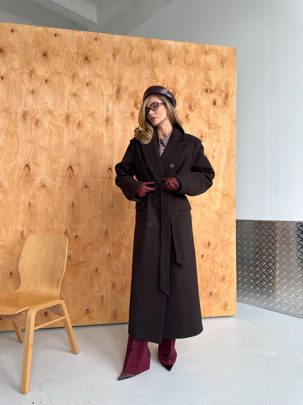 Solange Belted Longline Coat