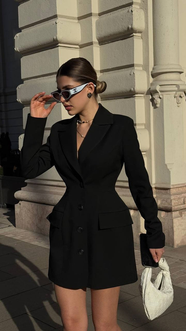 Blazer Mini Negru