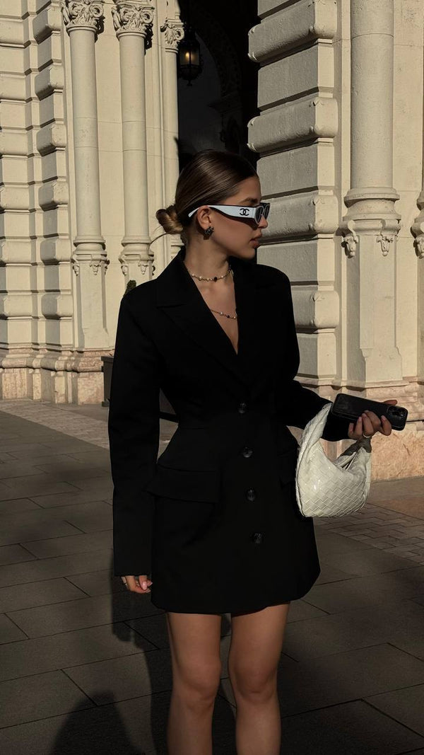 Blazer Mini Negru