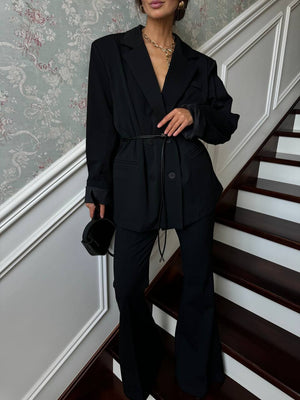 Black Arno Relaxed Blazer