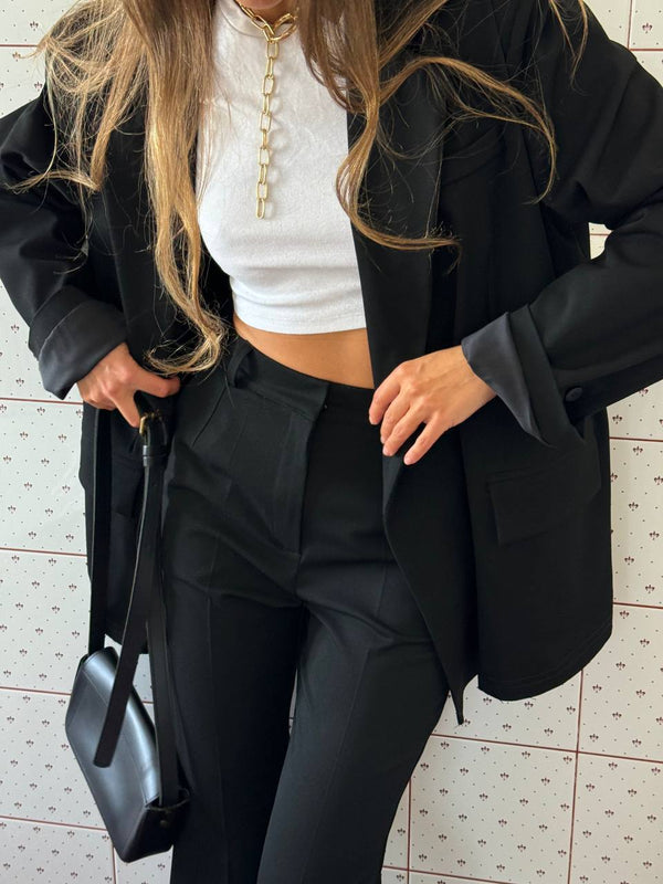 Black Arno Relaxed Blazer