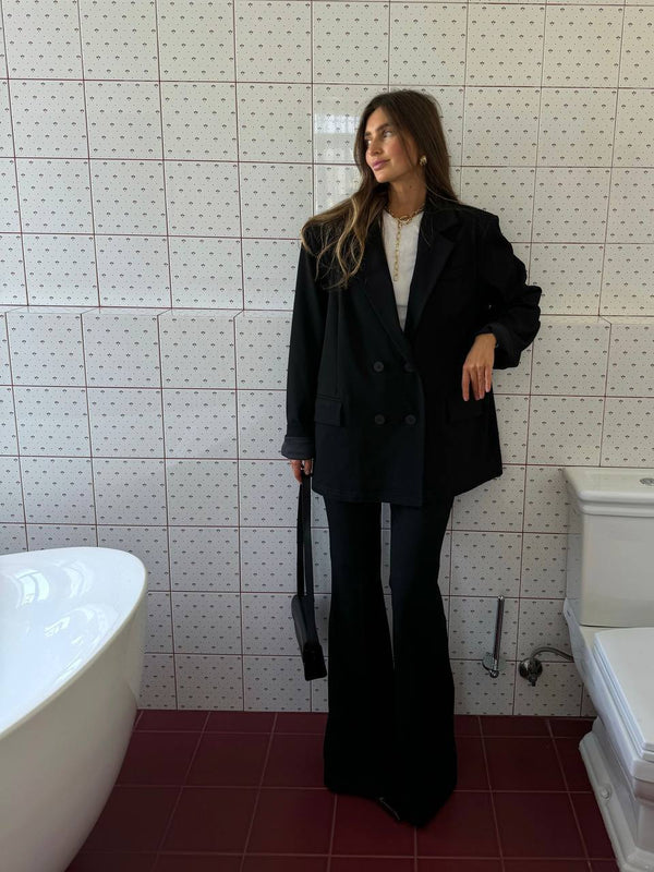 Black Arno Relaxed Blazer