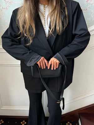 Black Arno Relaxed Blazer