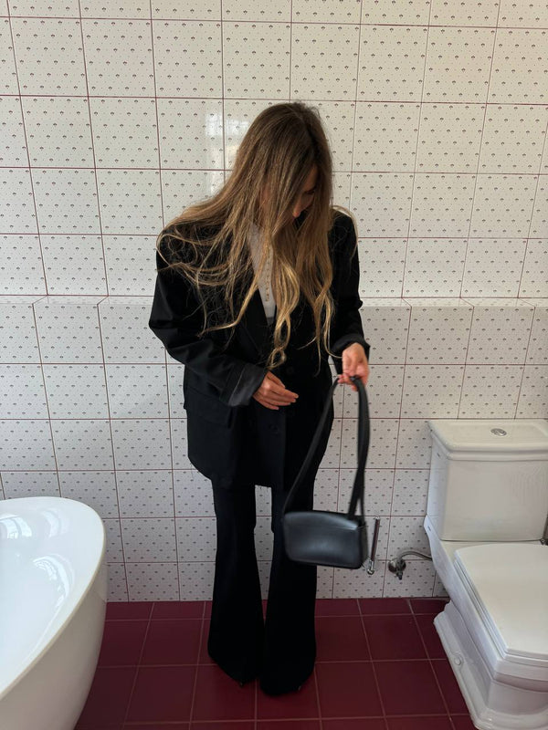 Black Arno Relaxed Blazer
