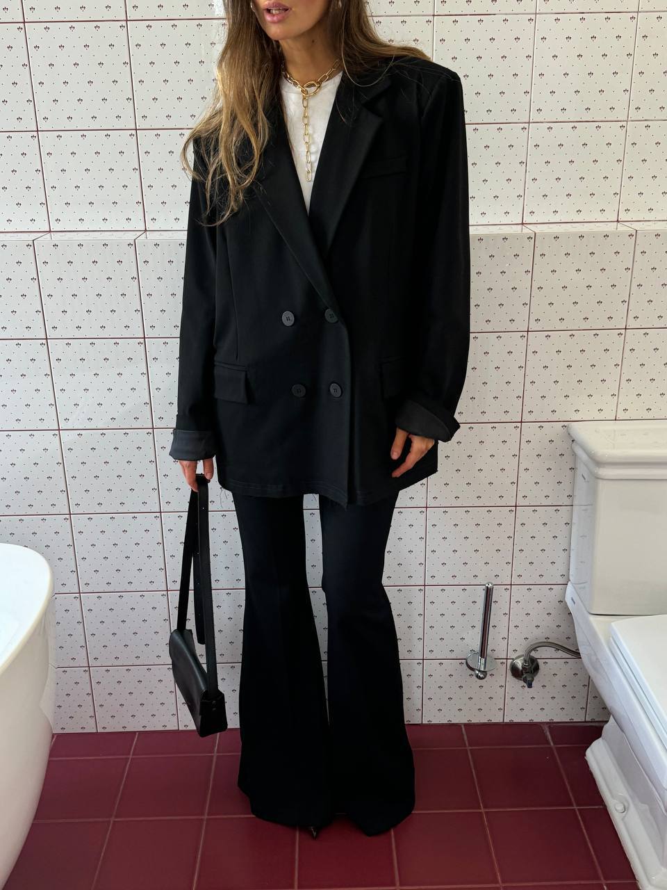 Black Arno Relaxed Blazer